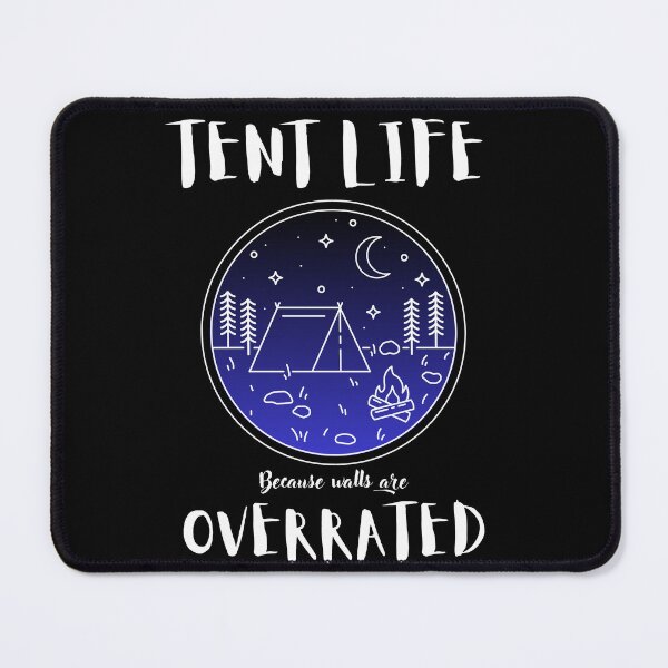 Item preview, Camping Tent Tent Life Because Walls Are Overrated designed and sold by OldSkullDesigns.