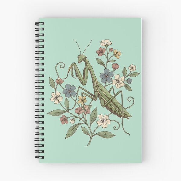 Item preview, Praying Mantis Botanical Art designed and sold by BirdsnStuff.