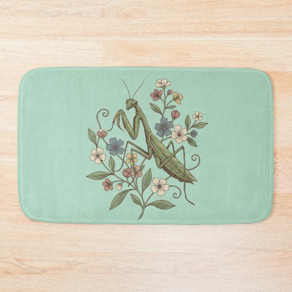 Item preview, Praying Mantis Botanical Art designed and sold by BirdsnStuff.