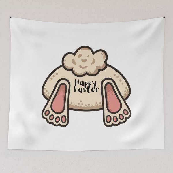 Item preview, Happy Easter With A Bunny. designed and sold by Dinasshop.