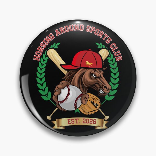 Item preview, Horsing Around Sports Club Baseball Horse Mascot Est 2026 designed and sold by area248.