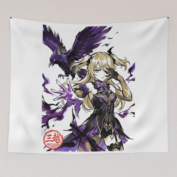 Item preview, Fischl Sumi-e designed and sold by Mitsugoshi.