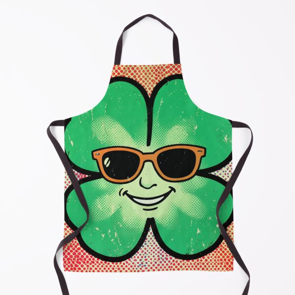Item preview, Pop Art Four Leaf Clover with Sunglasses designed and sold by Bloomkept.
