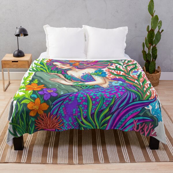Item preview, A mermaid explores the underwater world. designed and sold by PP&RAINBOW SHOP.