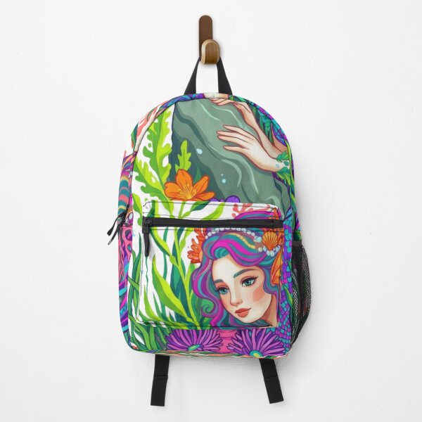 Item preview, A mermaid explores the underwater world. designed and sold by PP&RAINBOW SHOP.
