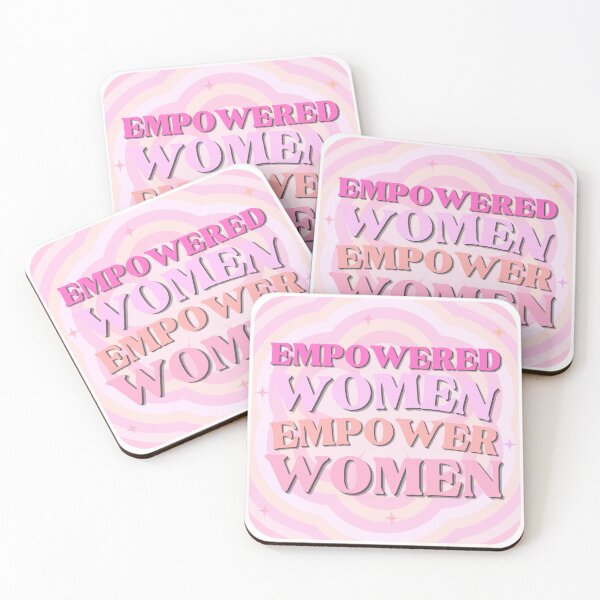 Item preview, Empowered Women Empower Women Retro Feminist Quote Art designed and sold by Wander & Whim Designs.