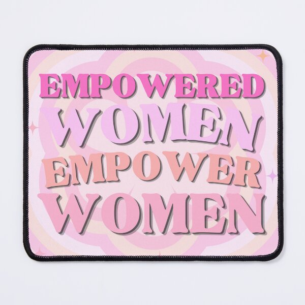 Item preview, Empowered Women Empower Women Retro Feminist Quote Art designed and sold by Wander & Whim Designs.