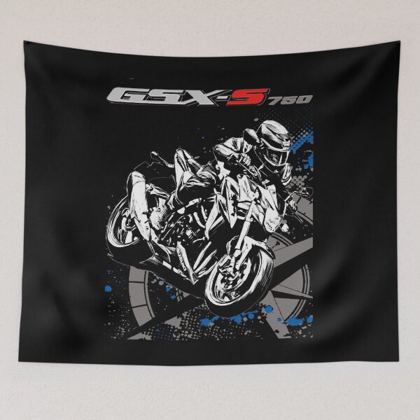 Item preview, GSX S 750 Street Racing Rider Graphic designed and sold by FroggyBaBoy.