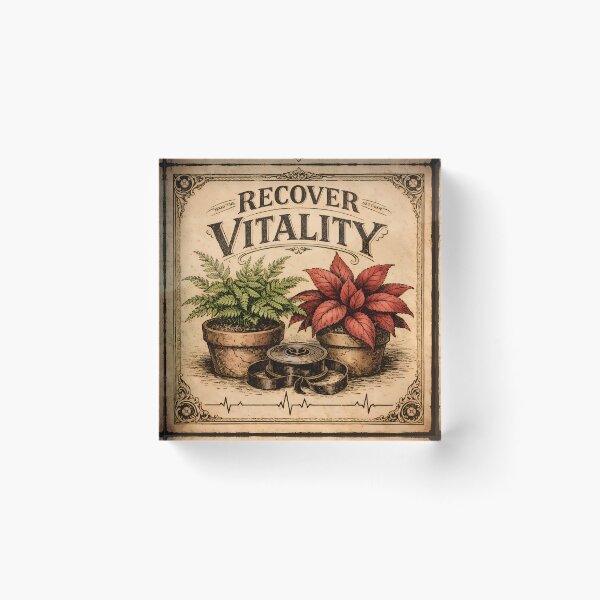 Item preview, Vintage Botanical Healing Herbs Print designed and sold by agearb.