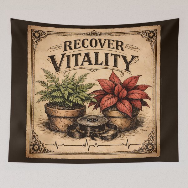 Item preview, Vintage Botanical Healing Herbs Print designed and sold by agearb.
