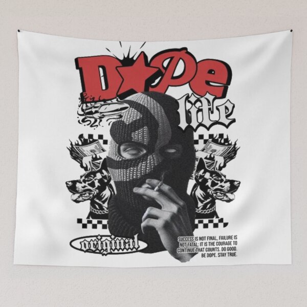 Item preview, Dope Life Streetwear - Ski Mask & Doberman Dogs Graphic designed and sold by GenZFashion000.