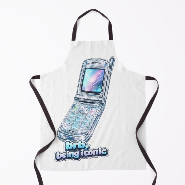 Item preview, BRB, Being Iconic Chrome Flip Phone Y2K designed and sold by jgvisualarts.