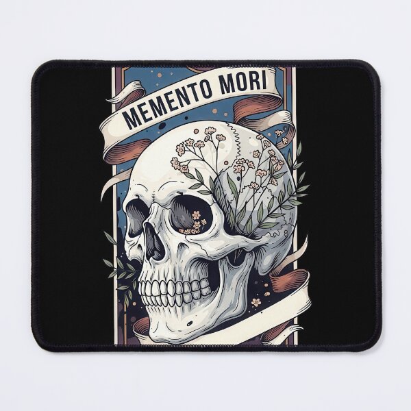 Item preview, Memento Mori Skull and Dead Leaves designed and sold by nuel-art.