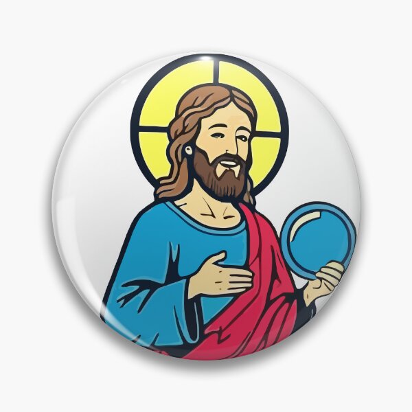 Item preview, Disc Golf Jesus What Would Jesus Throw WWJT WWJD designed and sold by teenugs.