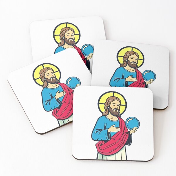 Item preview, Disc Golf Jesus What Would Jesus Throw WWJT WWJD designed and sold by teenugs.