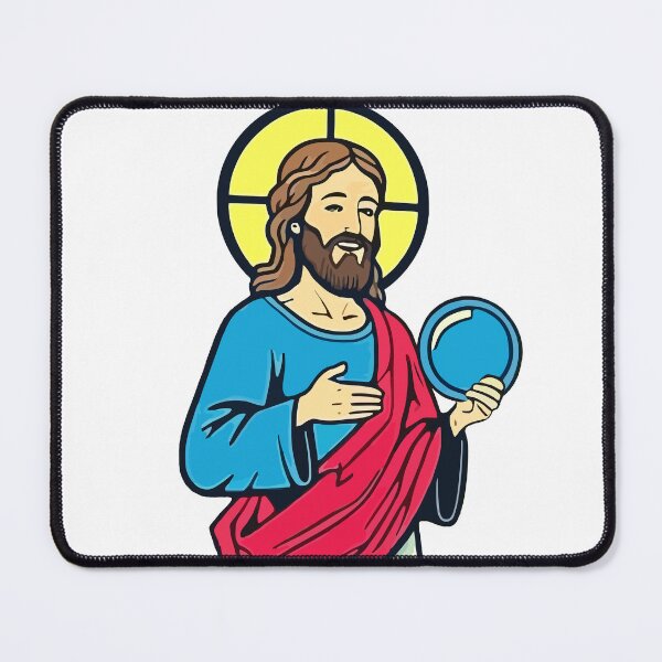 Item preview, Disc Golf Jesus What Would Jesus Throw WWJT WWJD designed and sold by teenugs.