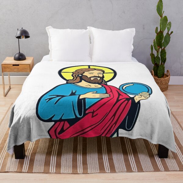Item preview, Disc Golf Jesus What Would Jesus Throw WWJT WWJD designed and sold by teenugs.