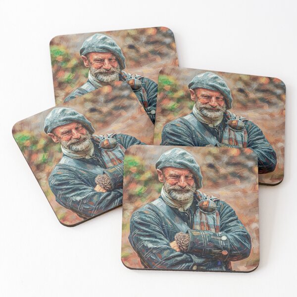 Item preview, Outlander painting of Dougal MacKenzie designed and sold by davidelder.