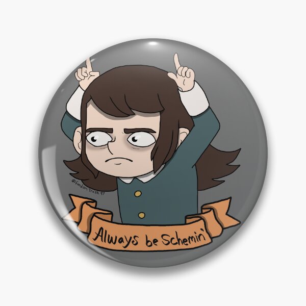 Item preview, Always be Schemin' Abaddon Haunted Hotel designed and sold by fandomtrash97.