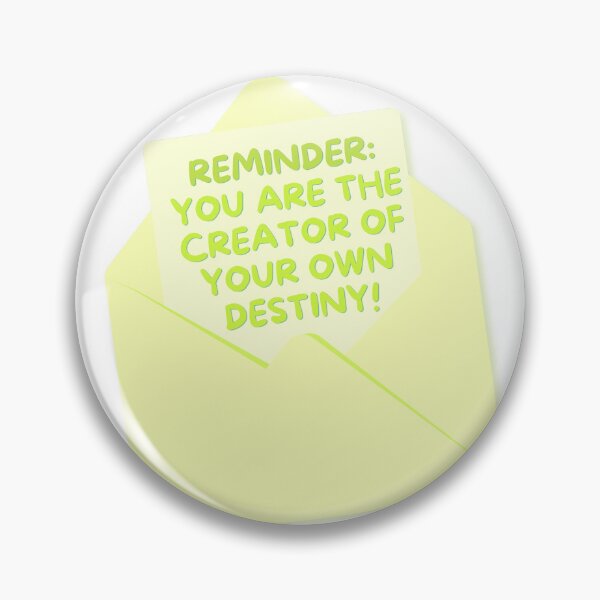 Item preview, Reminder You Are The Creator Of Your Own Destiny Envelope Art designed and sold by Wander & Whim Designs.