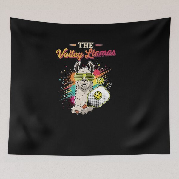 Item preview, The Volley Llamas Pickleball Funny Llama designed and sold by Dressed For  Duty.