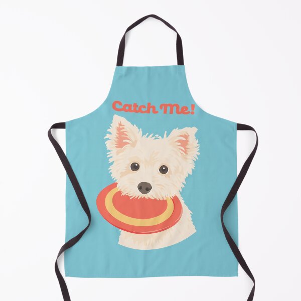 Item preview, Catch Me! – Cute Frisbee Dog Illustration designed and sold by BobaBunny76.