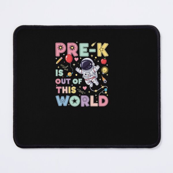 Item preview, Pre-K is Out of This World Space Planets Astronaut Teacher designed and sold by Dressed For Duty.