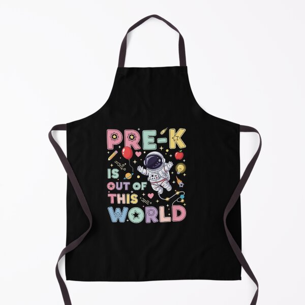 Item preview, Pre-K is Out of This World Space Planets Astronaut Teacher designed and sold by Dressed For Duty.