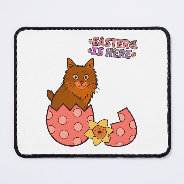 Item preview, Easter Is Here With Cat. designed and sold by Dinasshop.