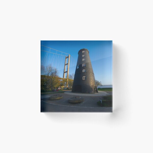 Item preview, Hessle Whiting Mill and Humber Bridge designed and sold by Alisonchambers2.