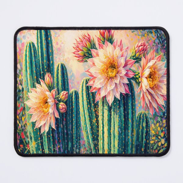 Item preview, When The Cactus Bloom designed and sold by Annette Kavney Art.