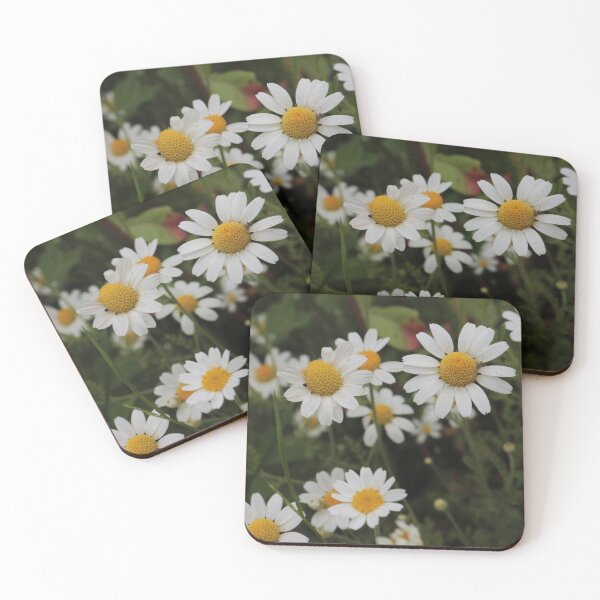 Item preview, Fresh White Daisies and Green Stems - Summer Wildflower Art designed and sold by vikko-art.