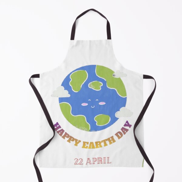 Item preview, Happy Earth Day 2026 - Cute Smiling Planet Earth with Clouds designed and sold by M1144.