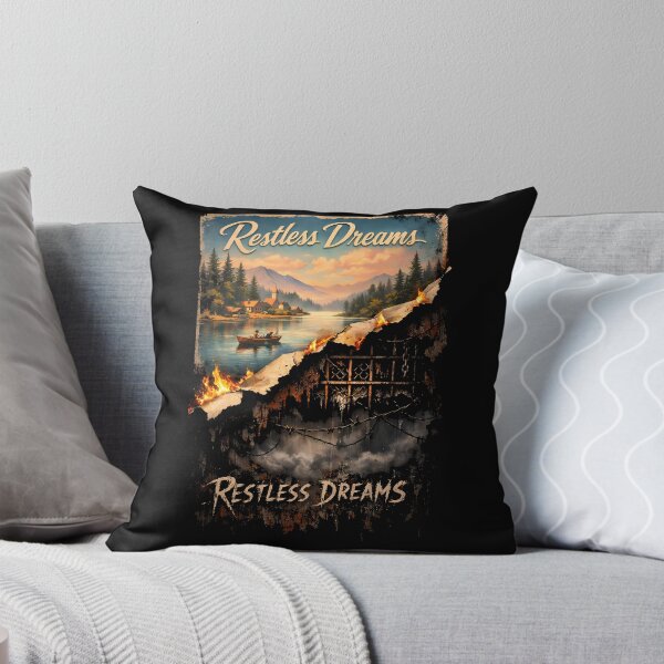 Item preview, Surreal Vintage Lakeside Decay Poster designed and sold by agearb.