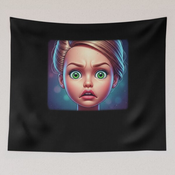 Item preview, Funny Disgusting Doll Face Meme Retro Art Design designed and sold by Dressed For  Duty.