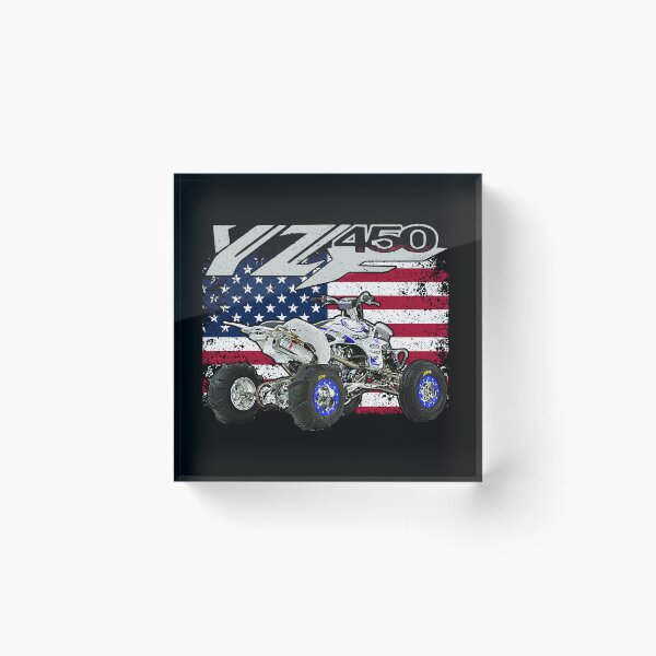 Item preview, YFZ 450 ATV American Flag Racing Graphic designed and sold by FroggyBaBoy.