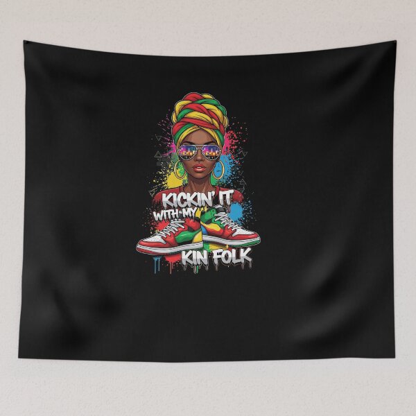 Item preview, Afrocentric Family Reunion Sneaker Kickin It with My Kinfolk designed and sold by Dressed For  Duty.