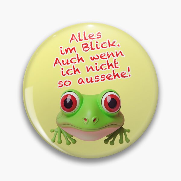 Item preview, Frog with guaranteed all-around visibility: Witty statement design designed and sold by Mauswohn.