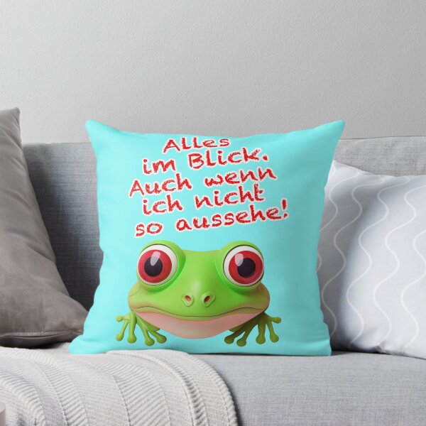 Item preview, Frog with guaranteed all-around visibility: Witty statement design designed and sold by Mauswohn.