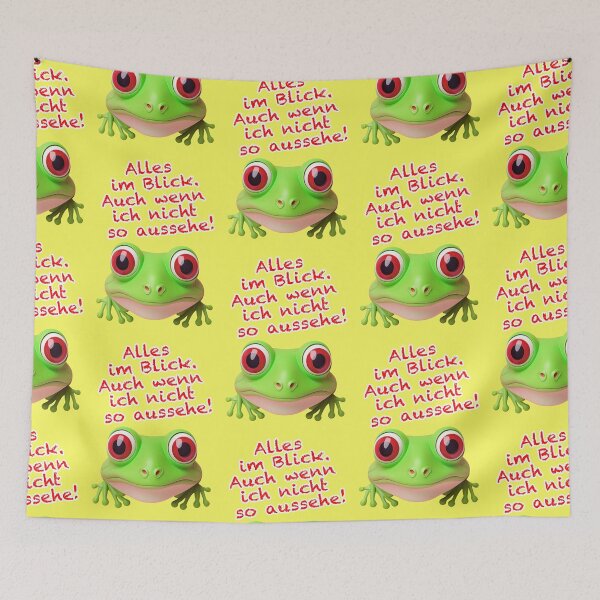 Item preview, Frog with guaranteed all-around visibility: Witty statement design designed and sold by Mauswohn.