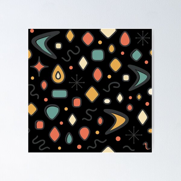 Item preview, Retro Shapes designed and sold by Galathi Designs.