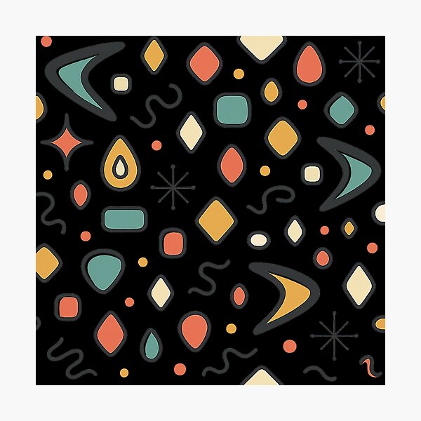 Item preview, Retro Shapes designed and sold by Galathi Designs.