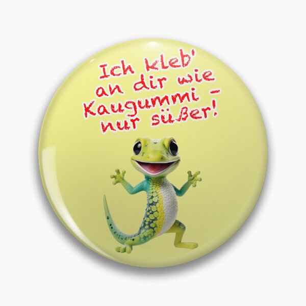 Item preview, Sweet gecko: I'm stuck to you like chewing gum designed and sold by Mauswohn.