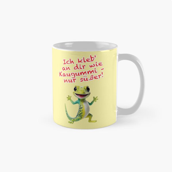 Item preview, Sweet gecko: I'm stuck to you like chewing gum designed and sold by Mauswohn.