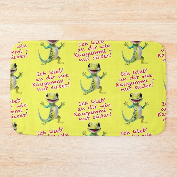 Item preview, Sweet gecko: I'm stuck to you like chewing gum designed and sold by Mauswohn.