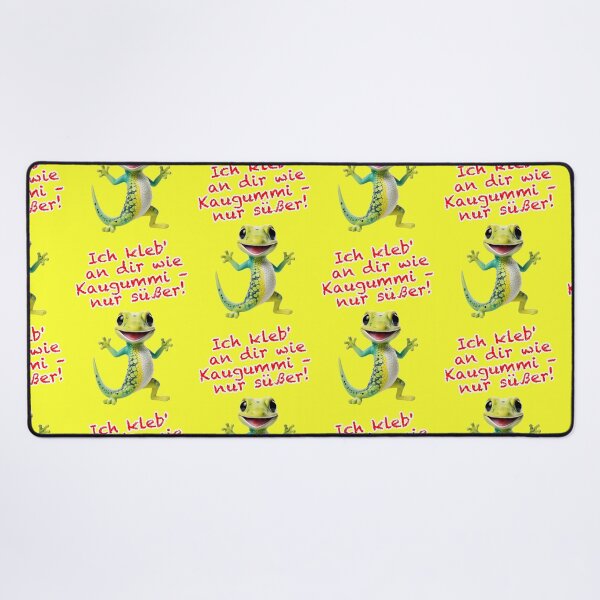 Item preview, Sweet gecko: I'm stuck to you like chewing gum designed and sold by Mauswohn.