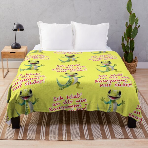 Item preview, Sweet gecko: I'm stuck to you like chewing gum designed and sold by Mauswohn.