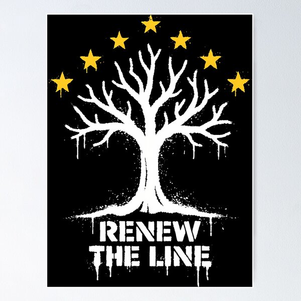 Item preview, Urban Stencil White Tree Resistance Art designed and sold by agearb.