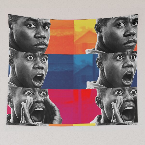 Item preview, Tre Ricky Emotional Expression Triptych Portrait designed and sold by Zuriel Hargrove.