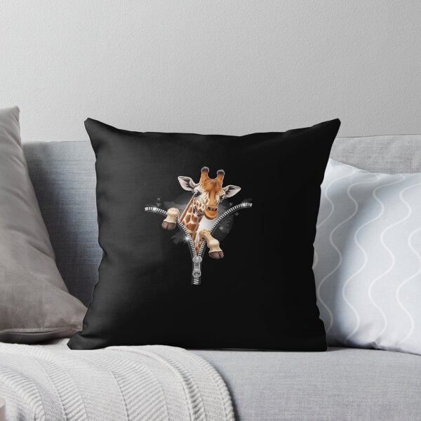 Item preview, Giraffe Emerging from A Zipper Funny Animal Costume Design designed and sold by Dressed For  Duty.